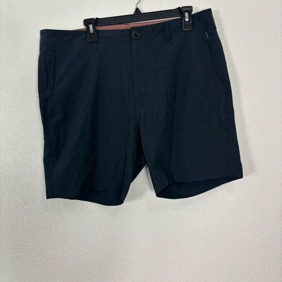 7 Diamonds Men's Aeroplane Performance Swim Trunk Shorts Navy Blue Size 36 - Picture 1 of 9